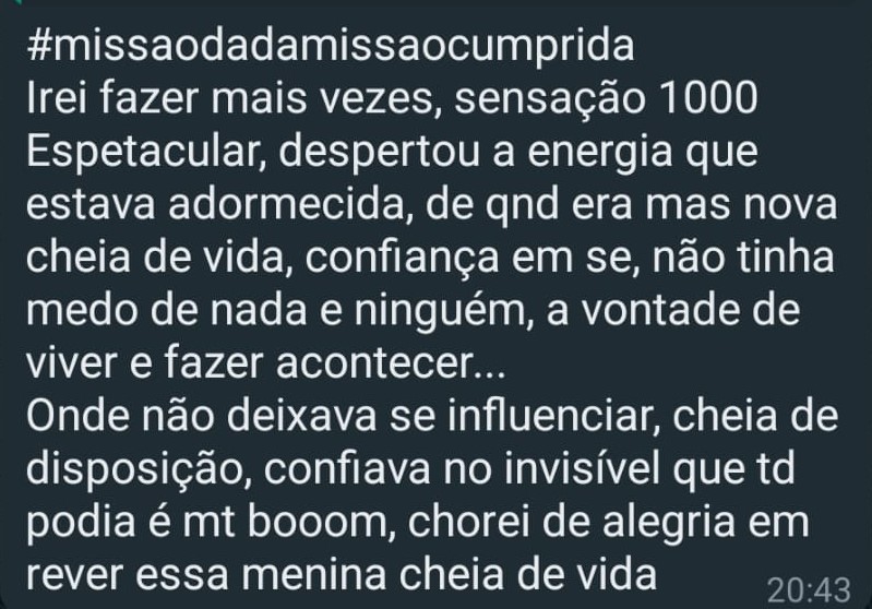 DEPO MISAO DADA GRUPO